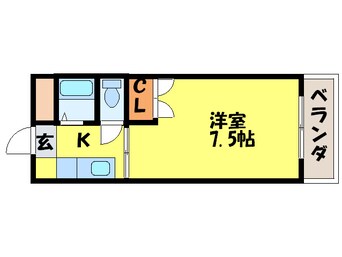 間取図 サニーピア竹下