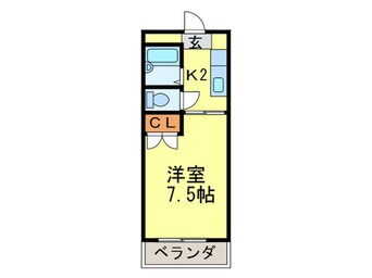 間取図 サニーピア竹下