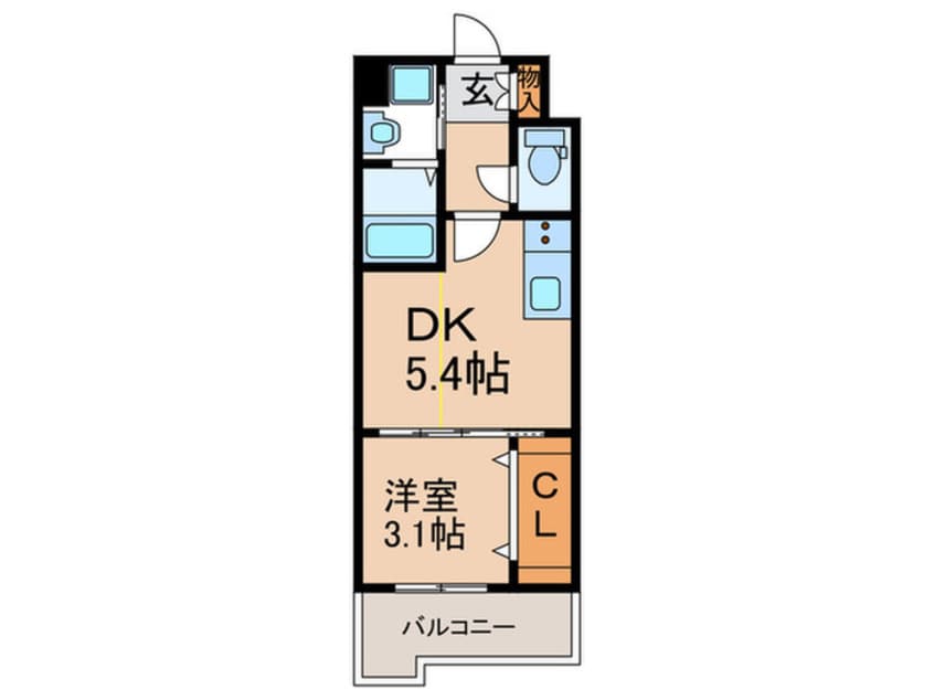 間取図 ギャラクシー空港西