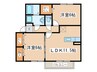 エテルノ　ストラーダ塔原西Ｂ 2LDKの間取り