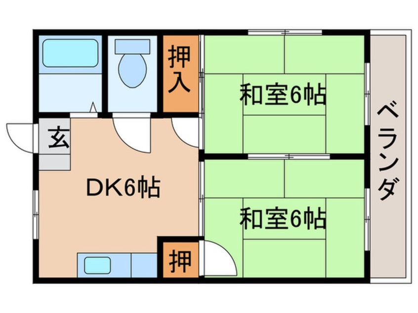間取図 シャトレ松尾