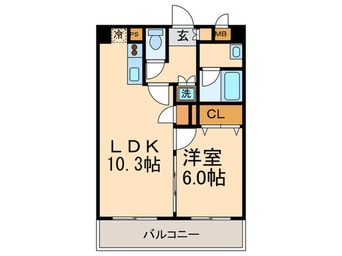 間取図 グランシャリオ住吉