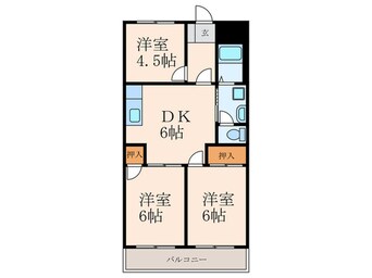 間取図 ギャラン春の町