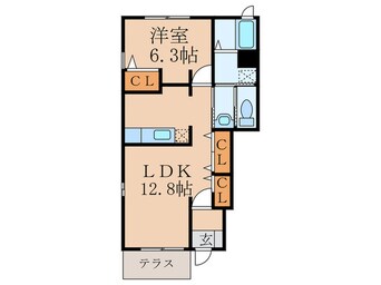 間取図 ヌーベル・シンワE