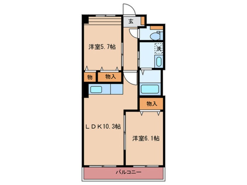 間取図 セントフィールド