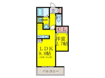 間取図 ラクシア天神南