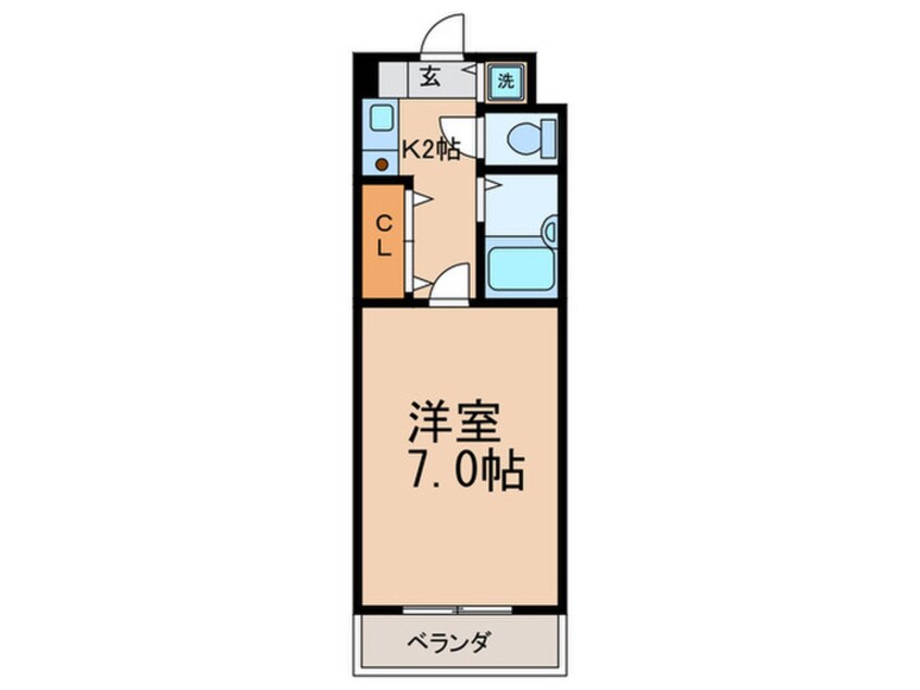 間取図 ポ－トサイドアベニュ－１２３