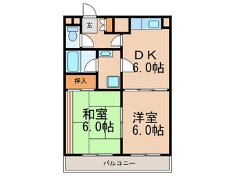 間取図 ポ－トサイドアベニュ－１２３