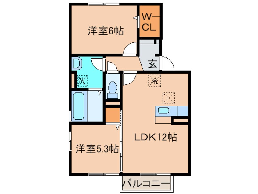 間取図 ウィットエブリＡ棟