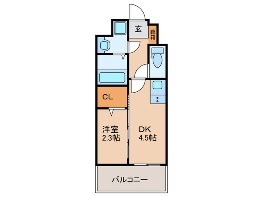 間取図 MODERN PALAZZO HAKATA EAST