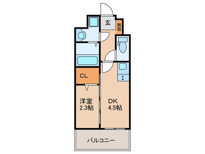 間取り図 MODERN PALAZZO HAKATA EAST