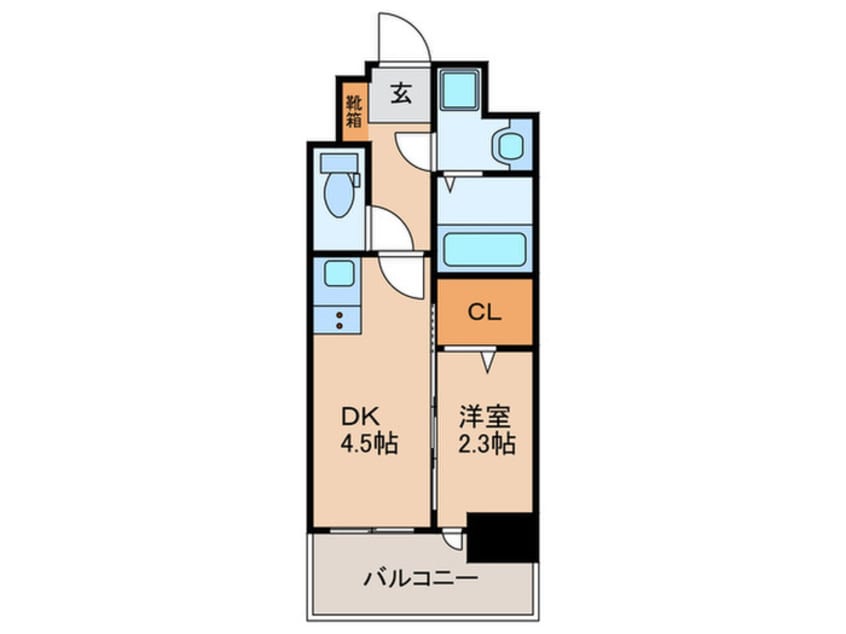 間取図 MODERN PALAZZO HAKATA EAST