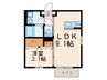 Ｆｕｇａ陣山 1LDKの間取り