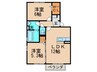 ウィットエブリＤ棟 2LDKの間取り