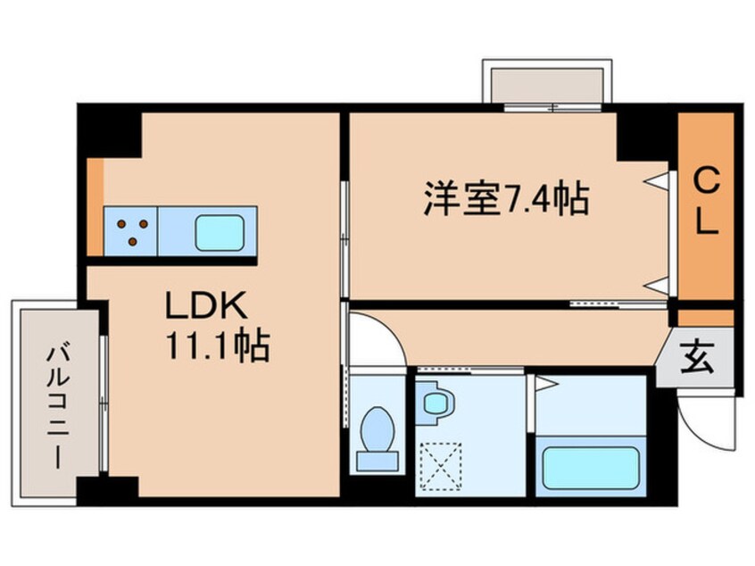 間取図 黒崎第14晴和ビル