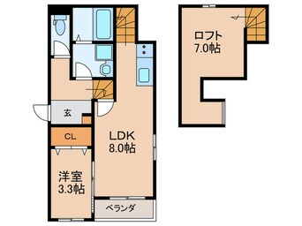 間取図 メゾン　ド　カラン