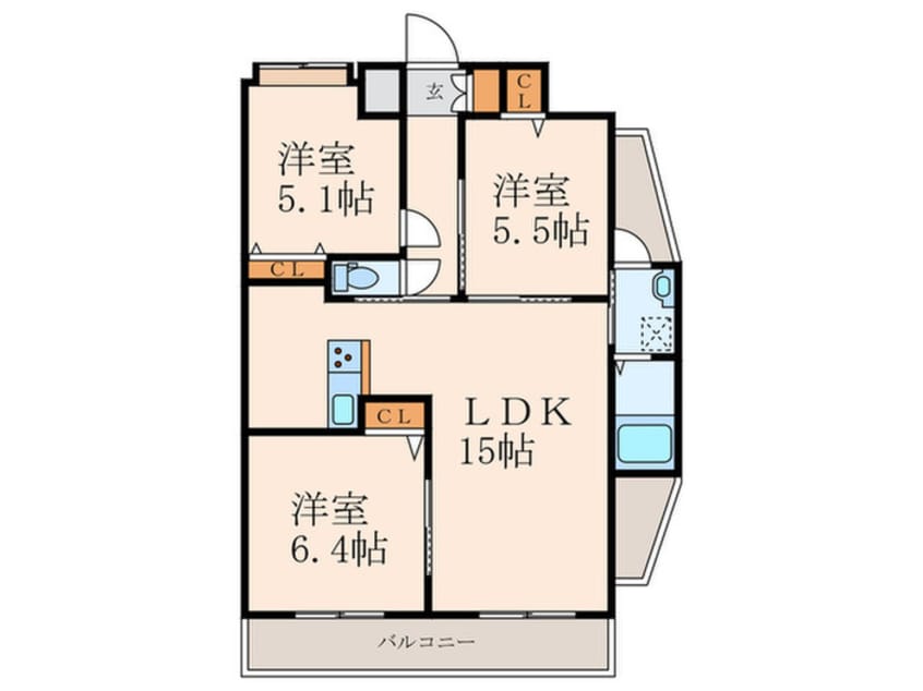 間取図 リ－ド大手町