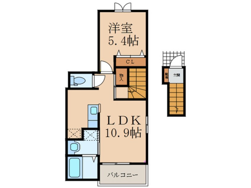 間取図 クロス　ウイングⅠ