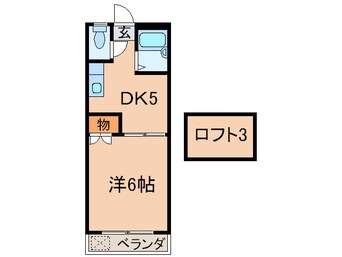 間取図 レオパレス浅川台