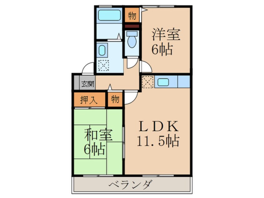 間取図 ホリーランドⅡ