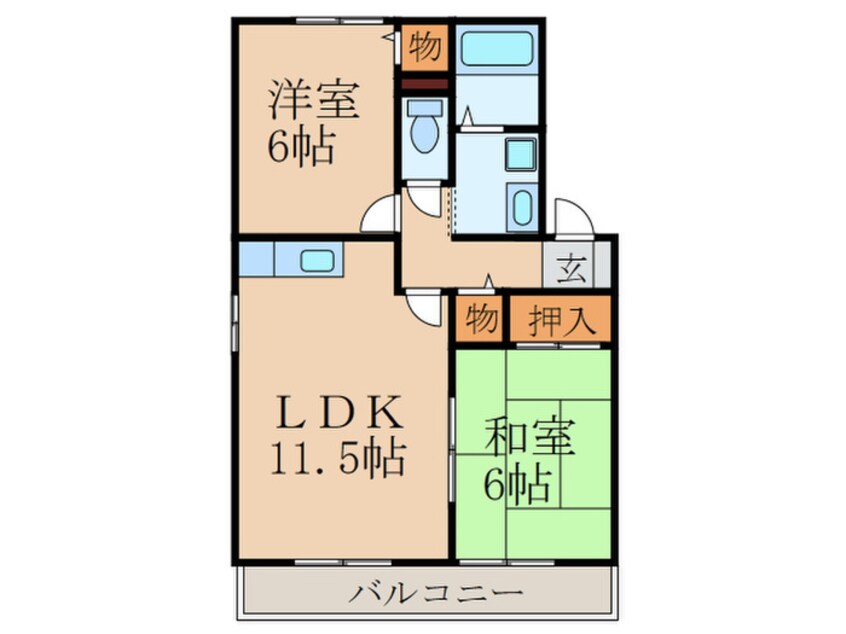 間取図 ホリーランドⅡ