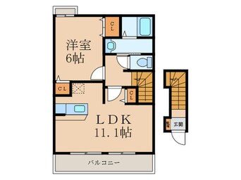 間取図 メリディオ葛原Ａ棟