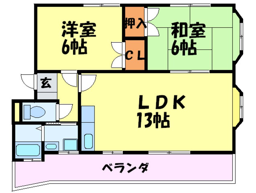 間取図 秀峯ビル