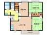サラダ村Ｃ 棟 3LDKの間取り