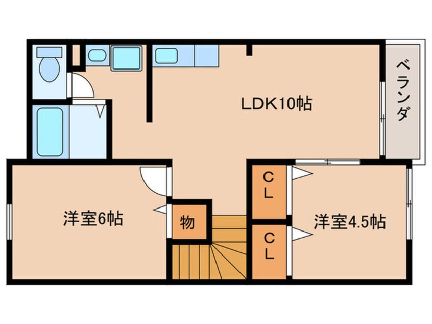 間取図 シャルマンヒルＡ