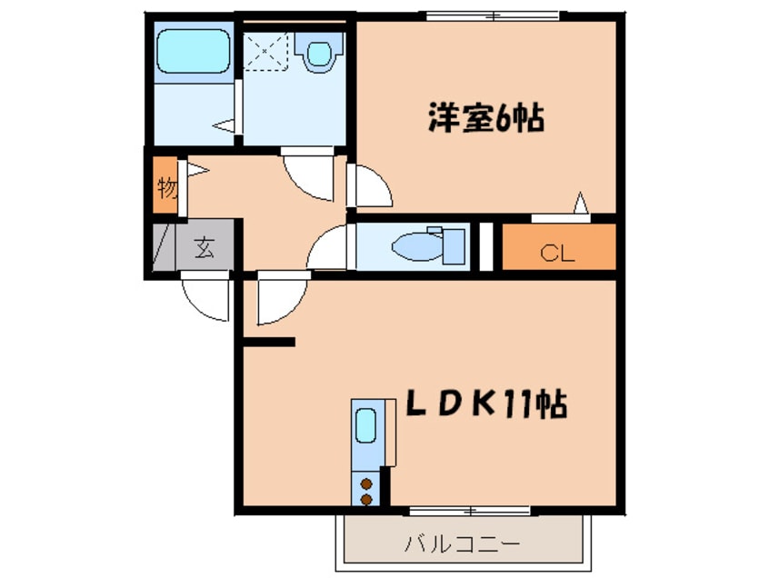 間取図 サンライズ御井