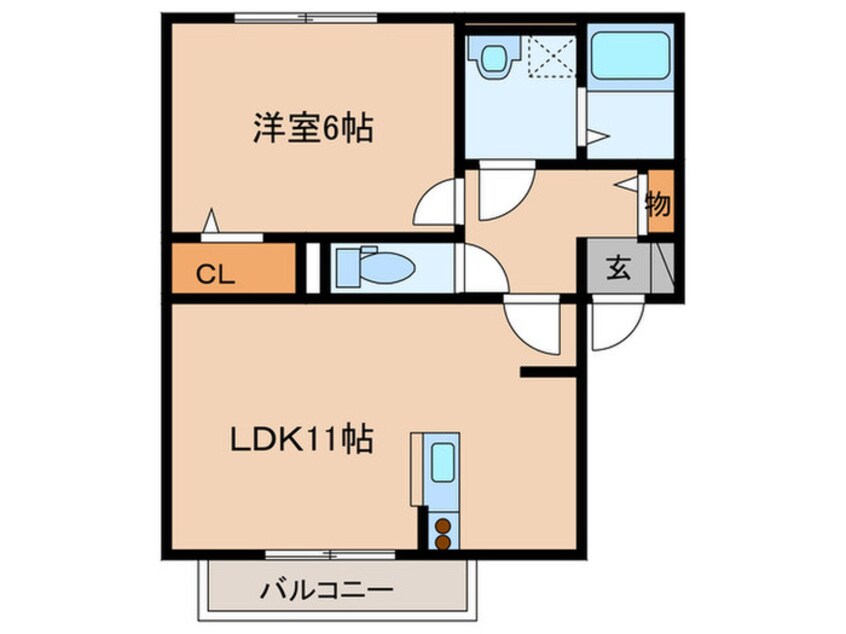 間取図 サンライズ御井