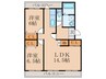 ピアレスプレイス 2LDKの間取り