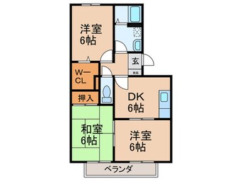 間取図 パ－クヒル小森野Ａ棟