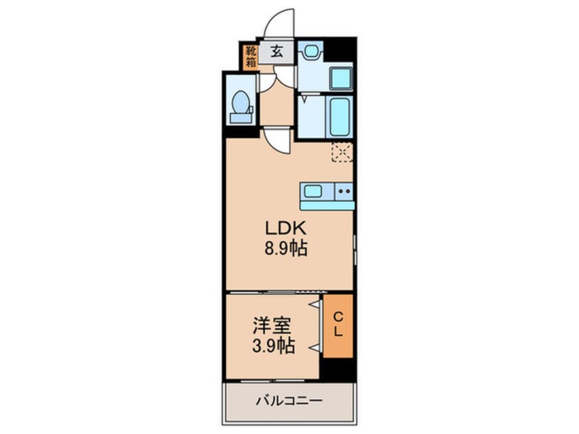 間取図 Modern Palazzo 博多駅 Abroad