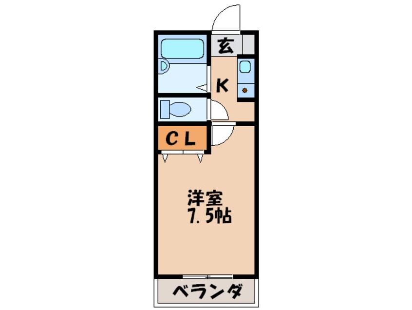 間取図 ＹＭコーポⅢ