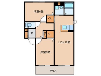 間取図 ディアスモダン本城