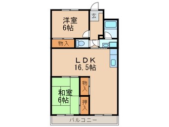 間取図 レジデンス一の谷