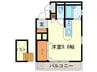 BON　TOUR 1Rの間取り