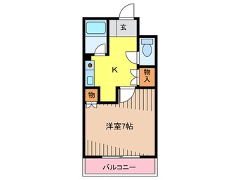 間取図 レディ－スハイツ村山