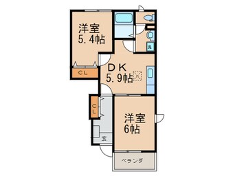間取図 カロンＣ