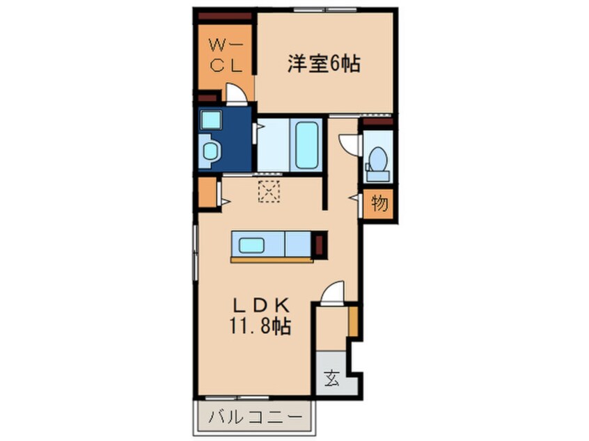 間取図 ハッピースマイルビラⅢ