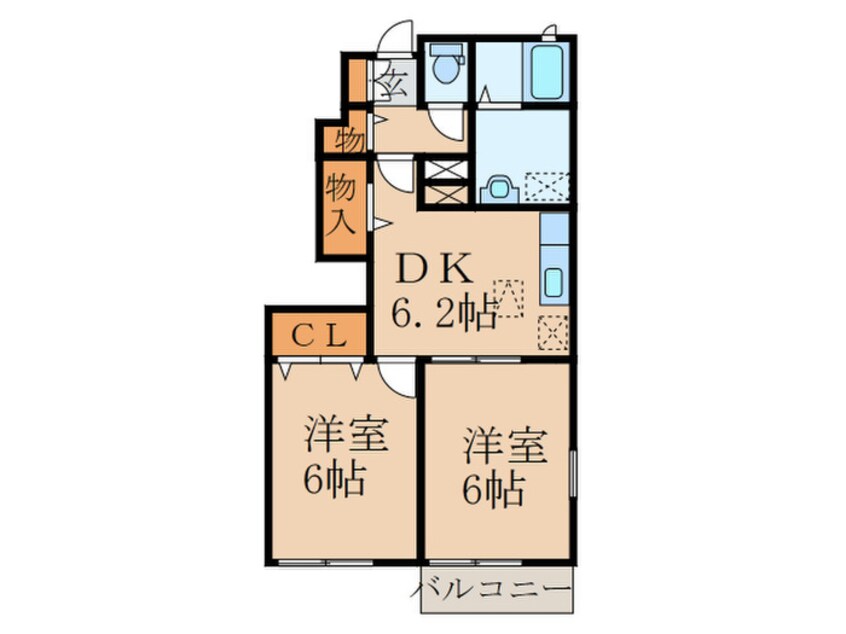 間取図 エクセレント ハウス・Ｋ Ｃ