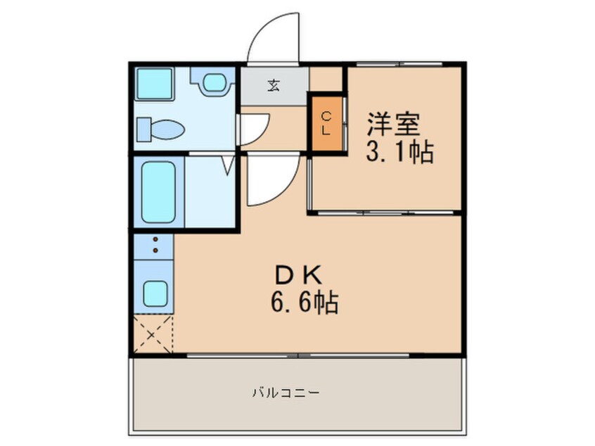 間取図 グランドサヴォイ（1302）