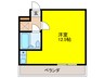 朝日プラザ大濠Ⅱ(302) 1Rの間取り