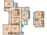 行橋市道場寺8DK戸建て 8DKの間取り