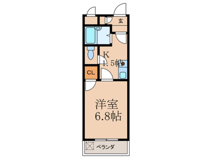 間取図 マンションキャッスル