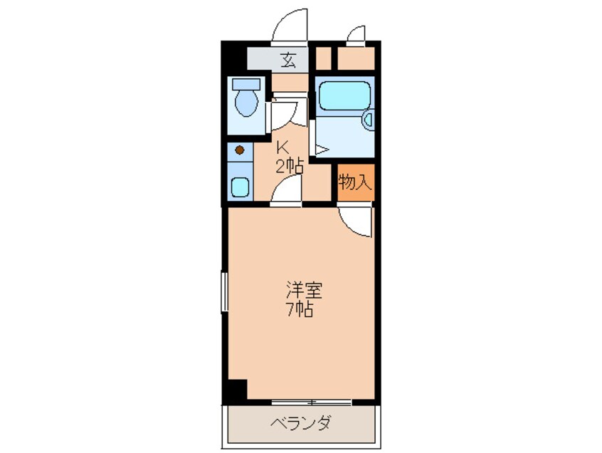 間取図 マンションキャッスル