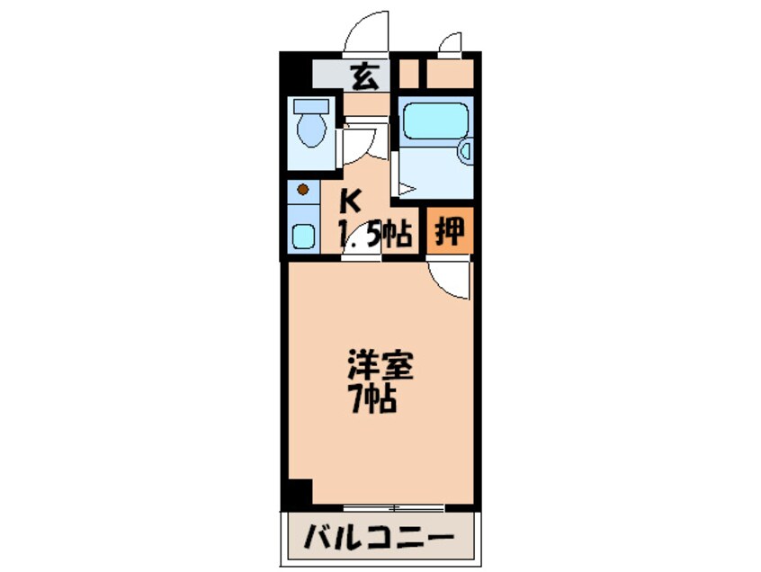 間取図 マンションキャッスル