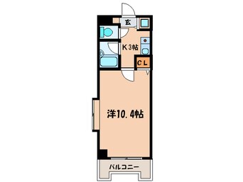 間取図 ﾌﾟﾚｽﾃｰｼﾞ北天神