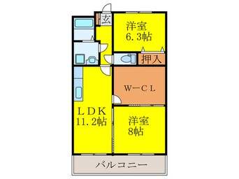 間取図 ファミ－ル大谷